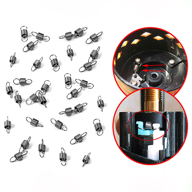 Fly Reel - Baru·10Pcs Pegas Ekstensi Roda Pemutar, Pegas